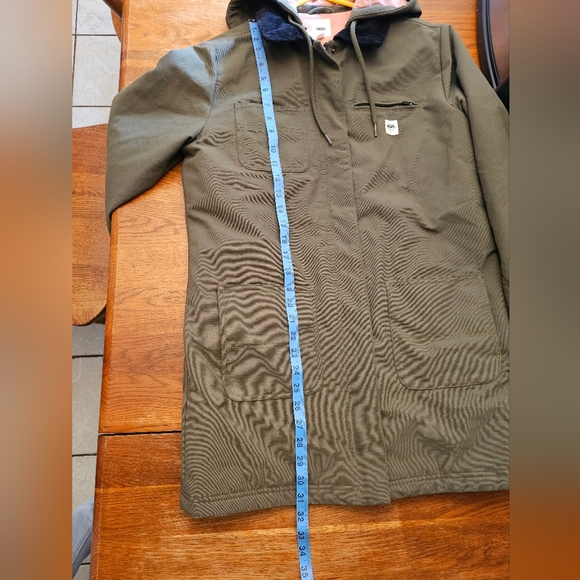 VANS Army Green Drill Chore Coat (XS) - Picture 8 of 10